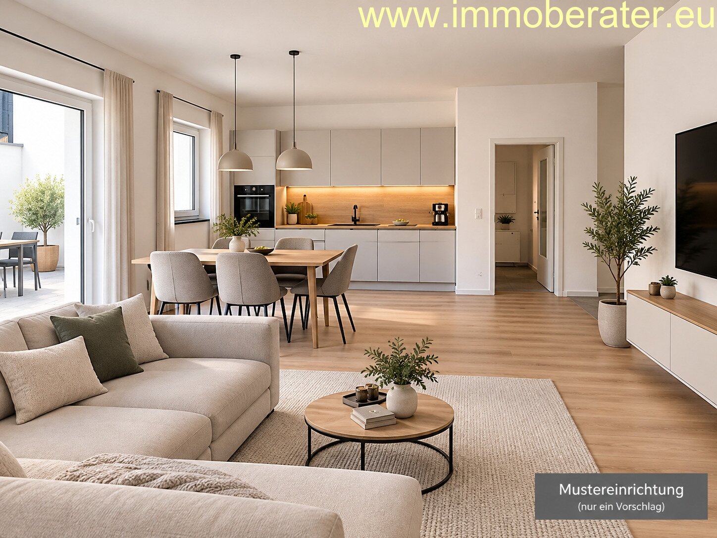 Windischeschenbach: Erstbezug! Moderne Souterrain-Whg mit 3,5 Zimmern /WFL 94,5 m2 / Energiesparhaus QNG / Terrasse /ab 01.10.26 zu vermieten! 