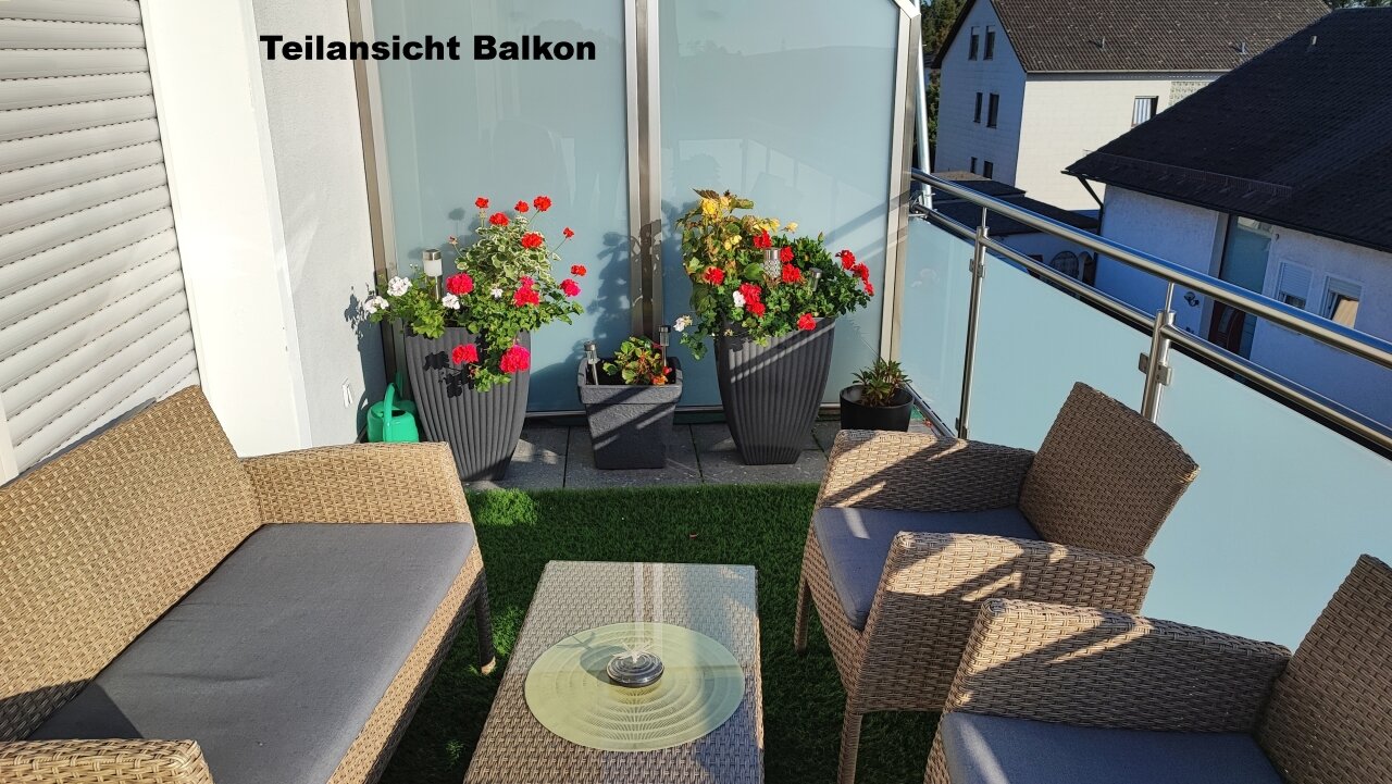 Teilansicht Balkon